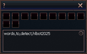 Chat detector panel