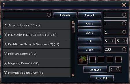 Inventory Panel