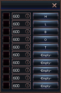 Otomatik Tuş paneli