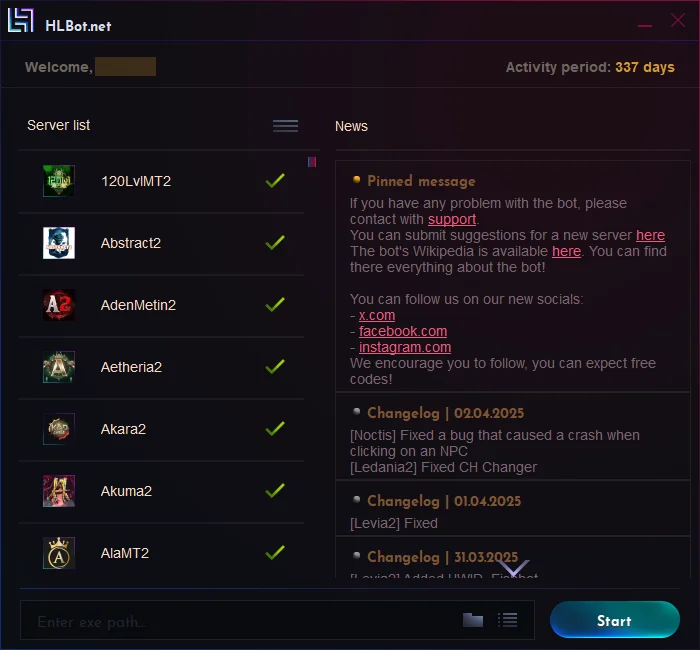Launcher Paneli